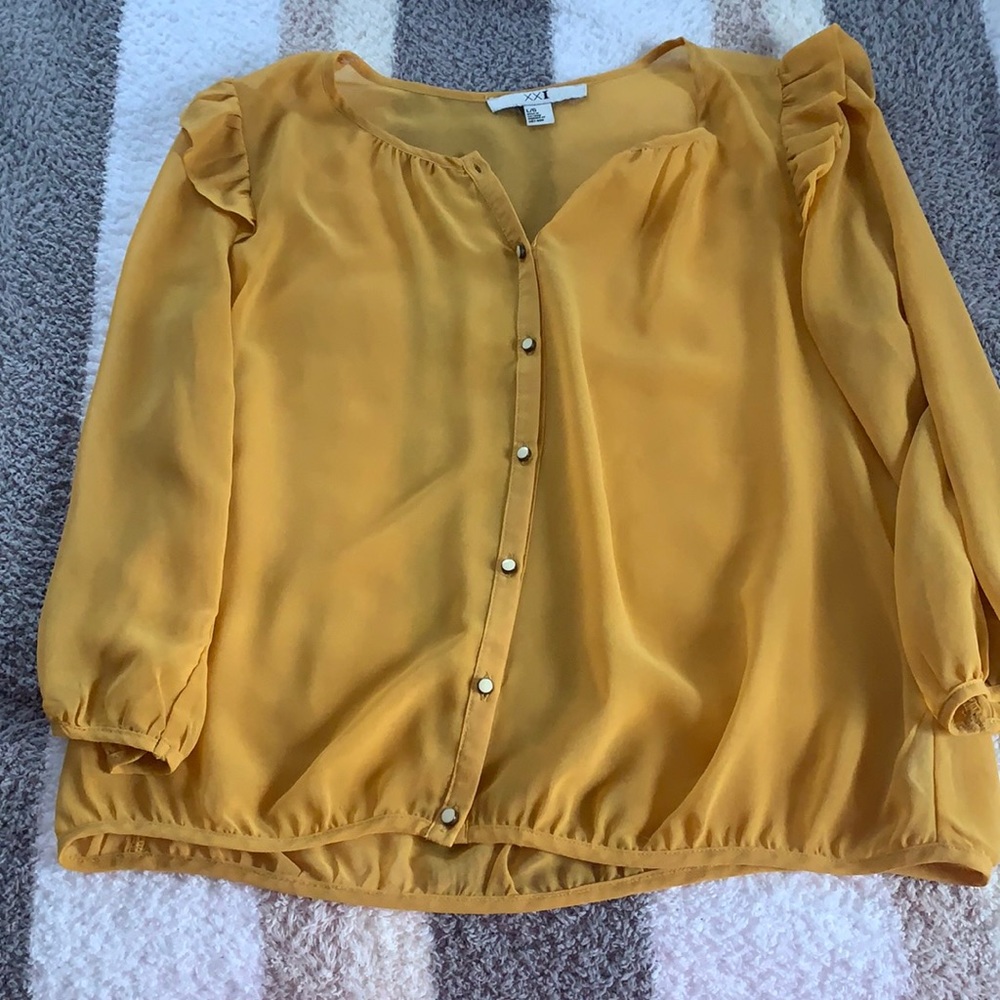 Yellow blouse